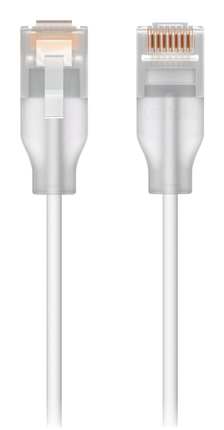 Ubiquiti Patchkabel – Cat6, 8 m, Durchscheinend, Weiss, RJ-45