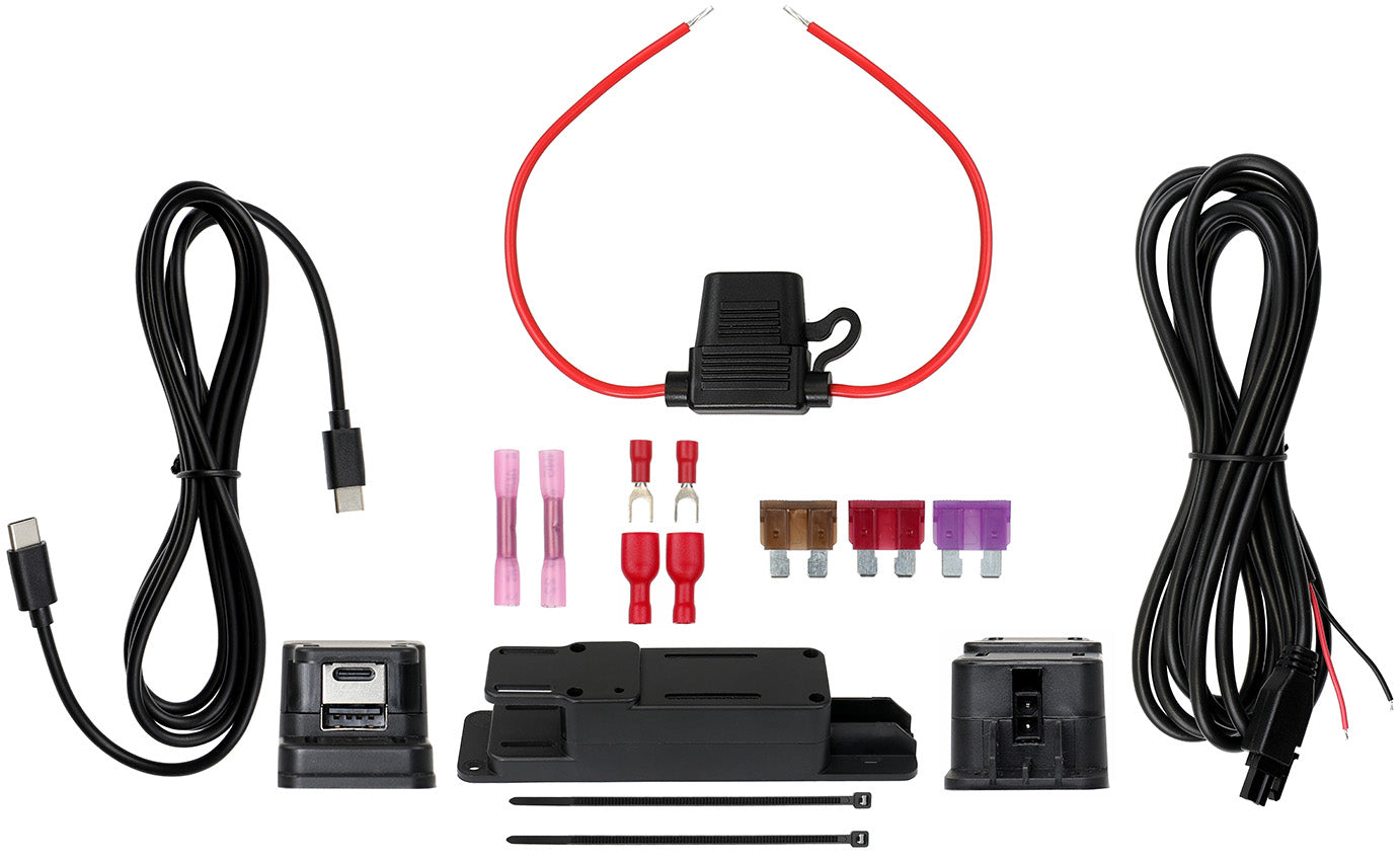 Brodit 217156 Auto-Ladegerät 83 W – USB-C×1, USB-A×1 – PD – für 12–24 V – schwarz