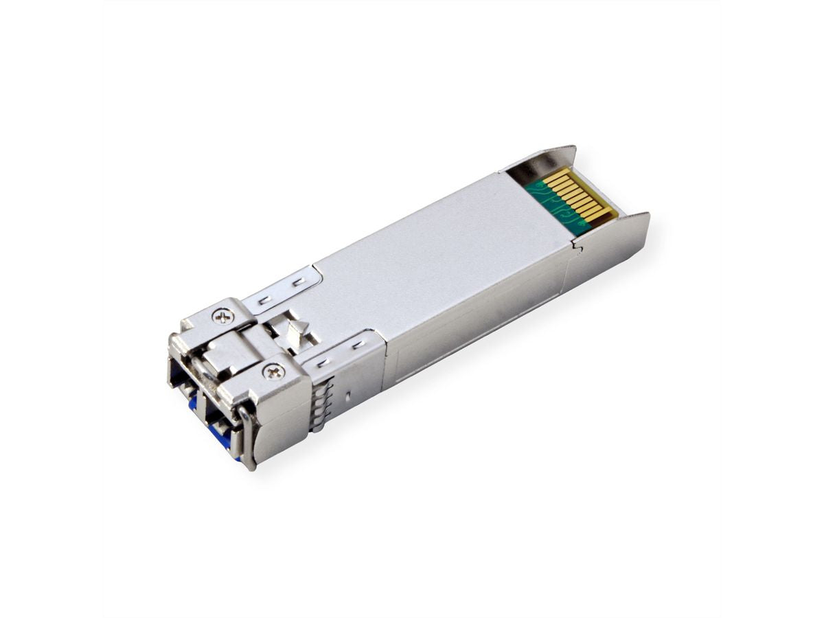 VALUE SFP+ Transceiver-Modul – 10G, Single-Mode, 1310 nm, LC, 10 km, Silber