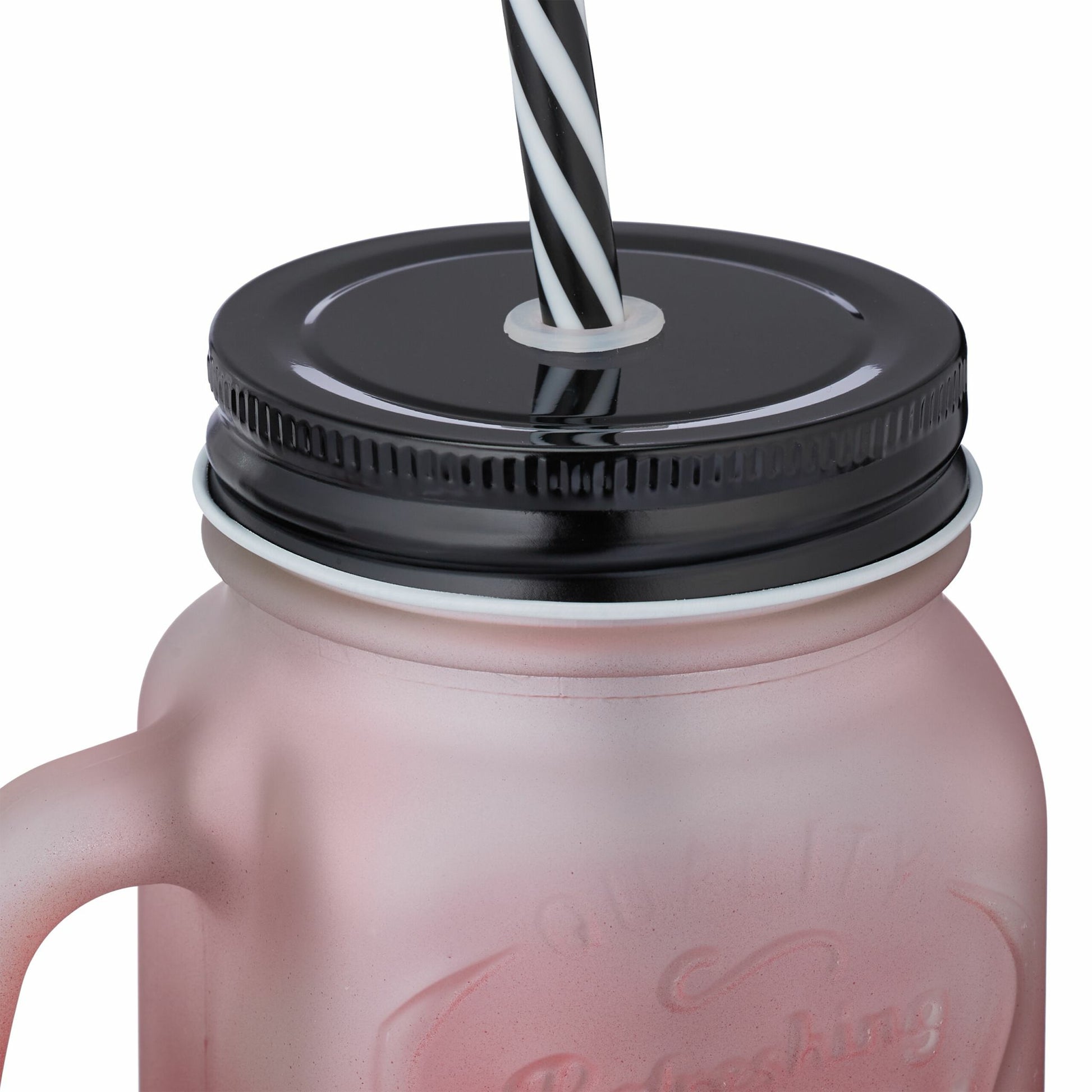 Relaxdays Trinkglas – 12er Set, 400 ml, Glas, Blau, mit Deckel