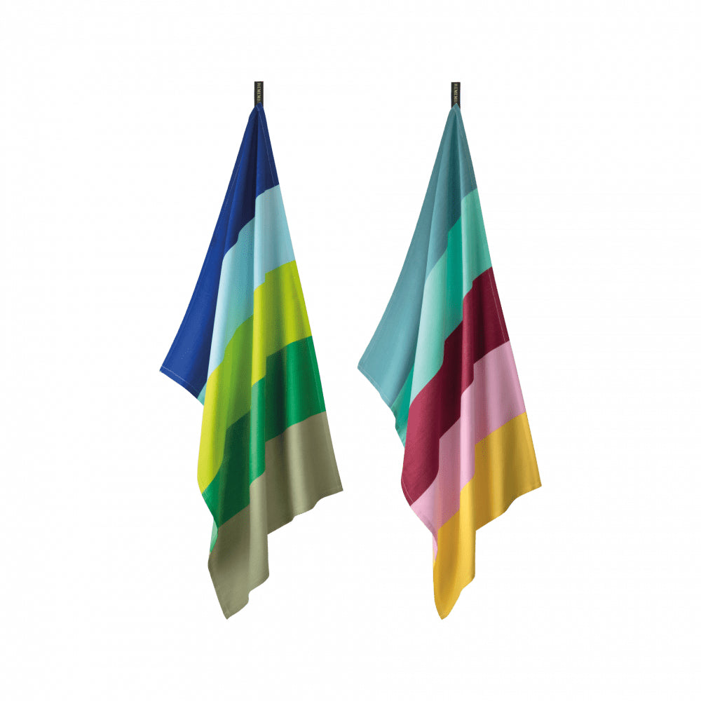 REMEMBER Geschirrtücher 2er-Set, 50 × 70 cm, Baumwolle, Mehrfarbig