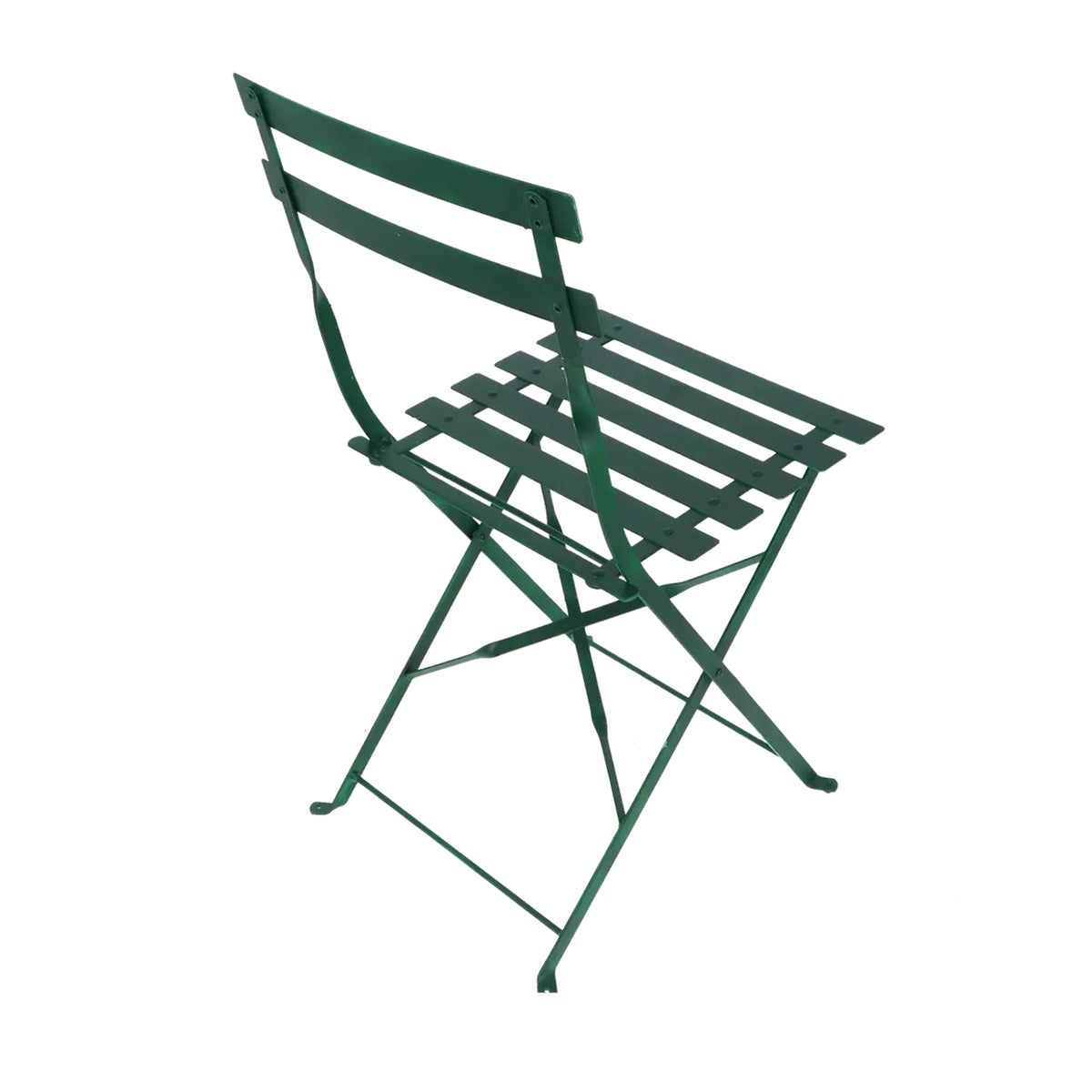 Esschert Design Bistro-Set – Grün – Stahl – klappbar – für draussen