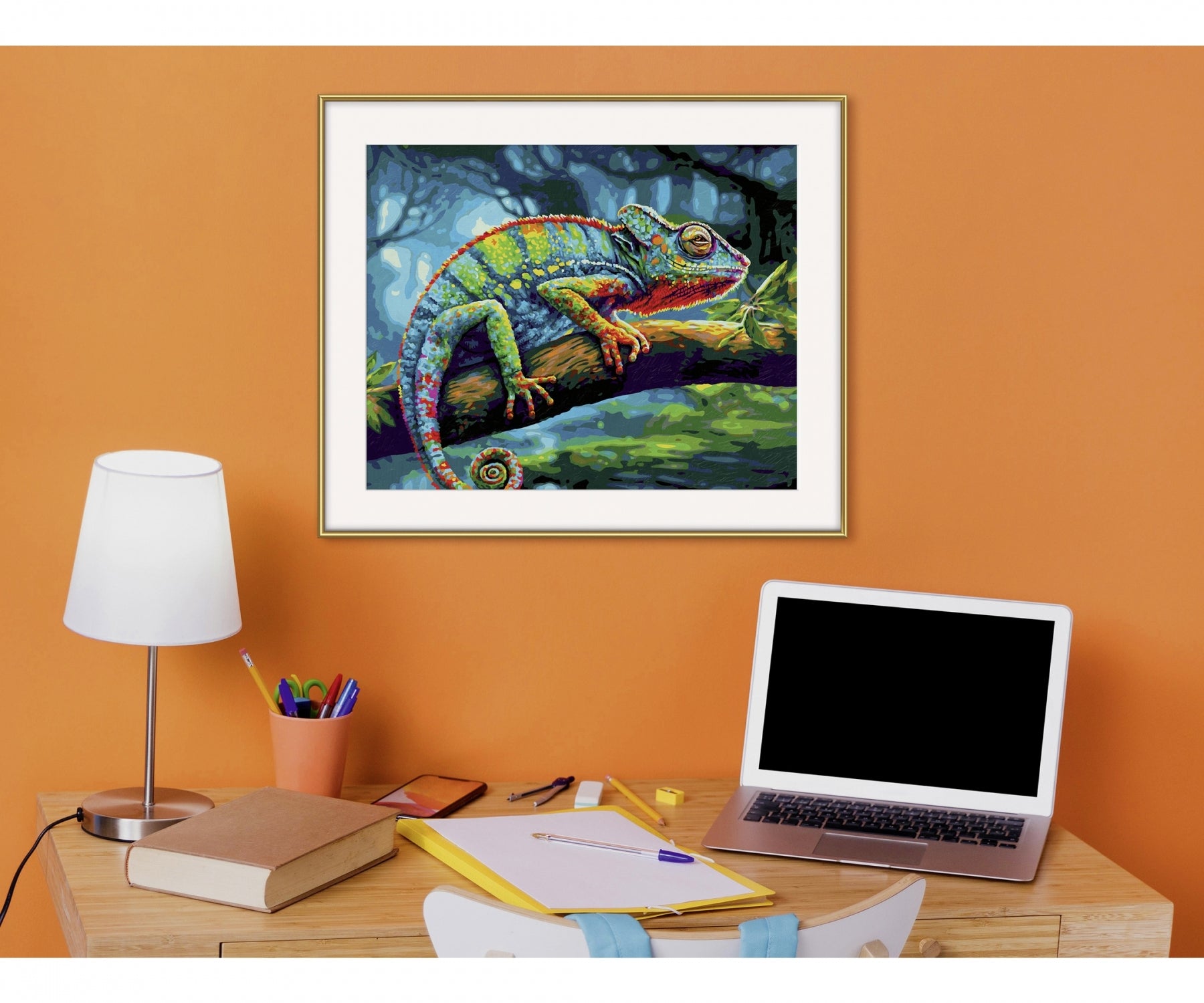 Schipper Malen-nach-Zahlen-Set – Chamäleon – 50 × 40 cm – ab 14 Jahren