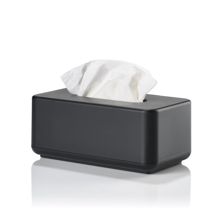 Zone Denmark Kosmetiktuchbox Ume – ABS, 14×25,6×10,7 cm, Schwarz