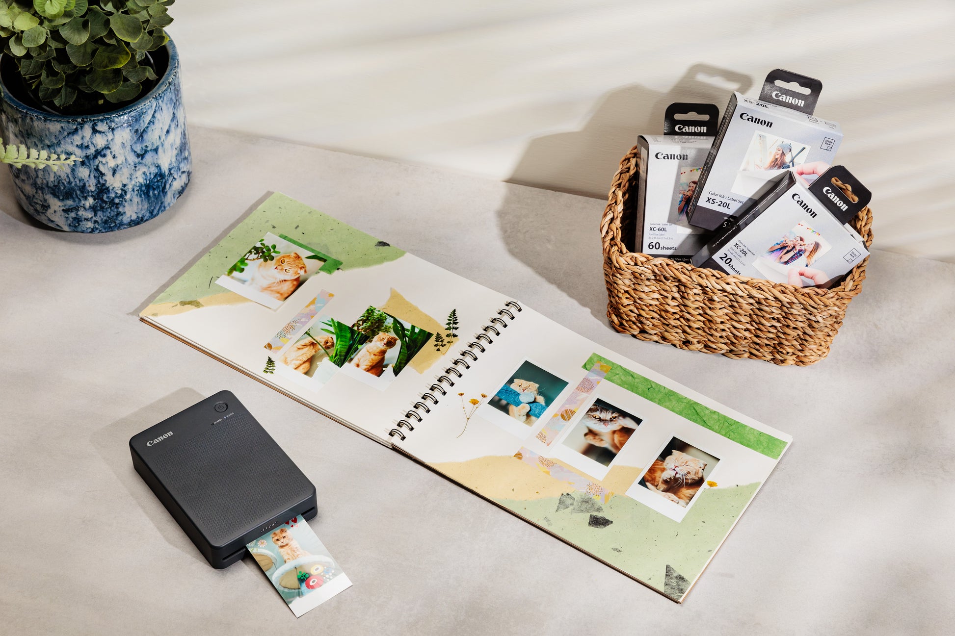 Canon SELPHY QX20 – Fotodrucker, Farbe, WLAN/USB, 287 × 287 dpi