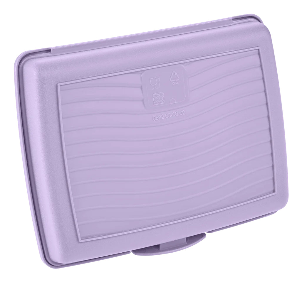keeeper Click-Box mini Aufbewahrungsbox 0,5 l – Polypropylen – transparent/violett – BPA-frei