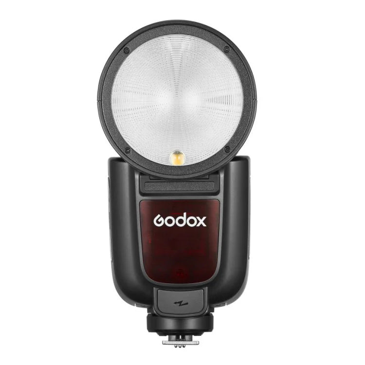 Godox V1 Pro Fujifilm TTL Aufsteckblitz – Akku 2980 mAh, ca. 500 Blitze, Blitzfolgezeit 1,5 s – für Fujifilm