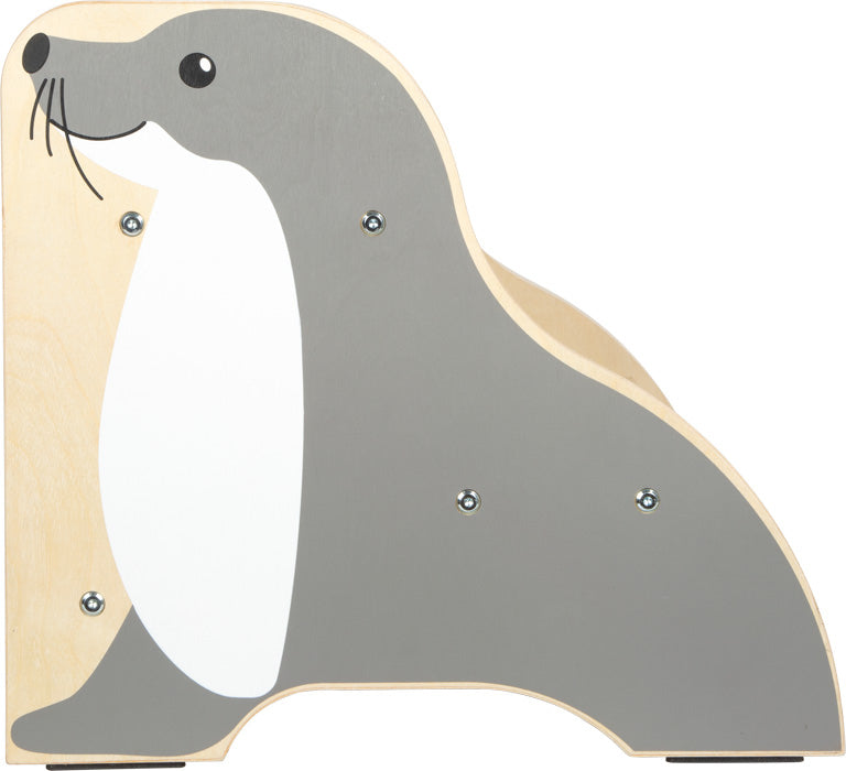 Small foot Tritthocker 12669, 38 × 41 × 42 cm, 150 kg – Mehrfarbig, Gummi/Holz