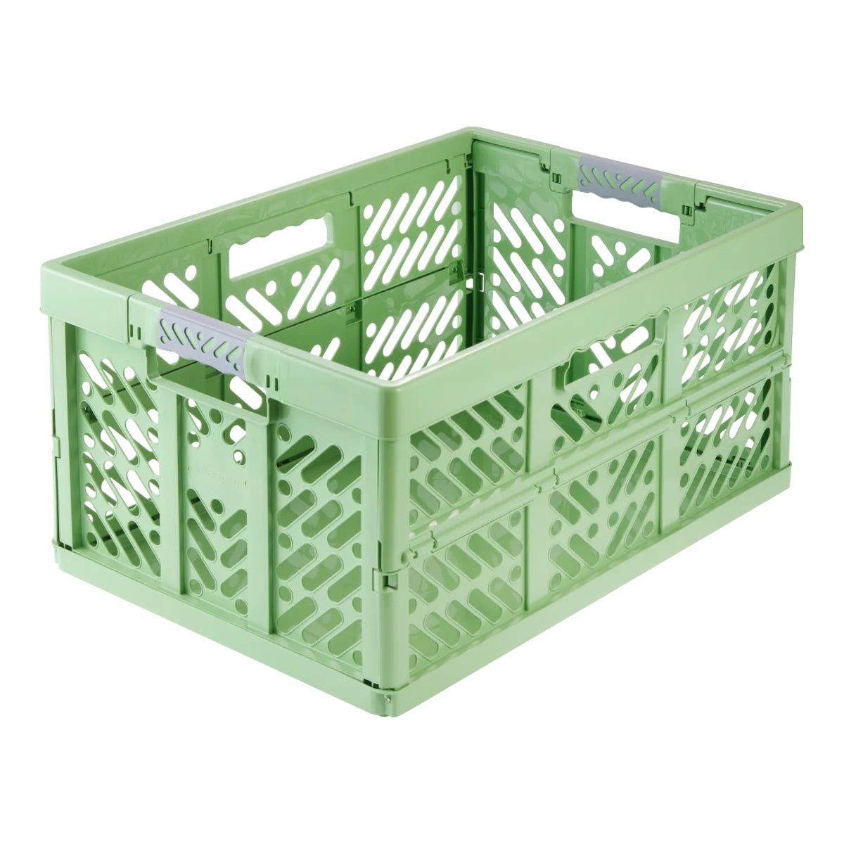 keeeper Eco Ben Klappbox 45 l – faltbar – Kunststoff – grün – mit Softgriffen – 540 × 280 × 370 mm