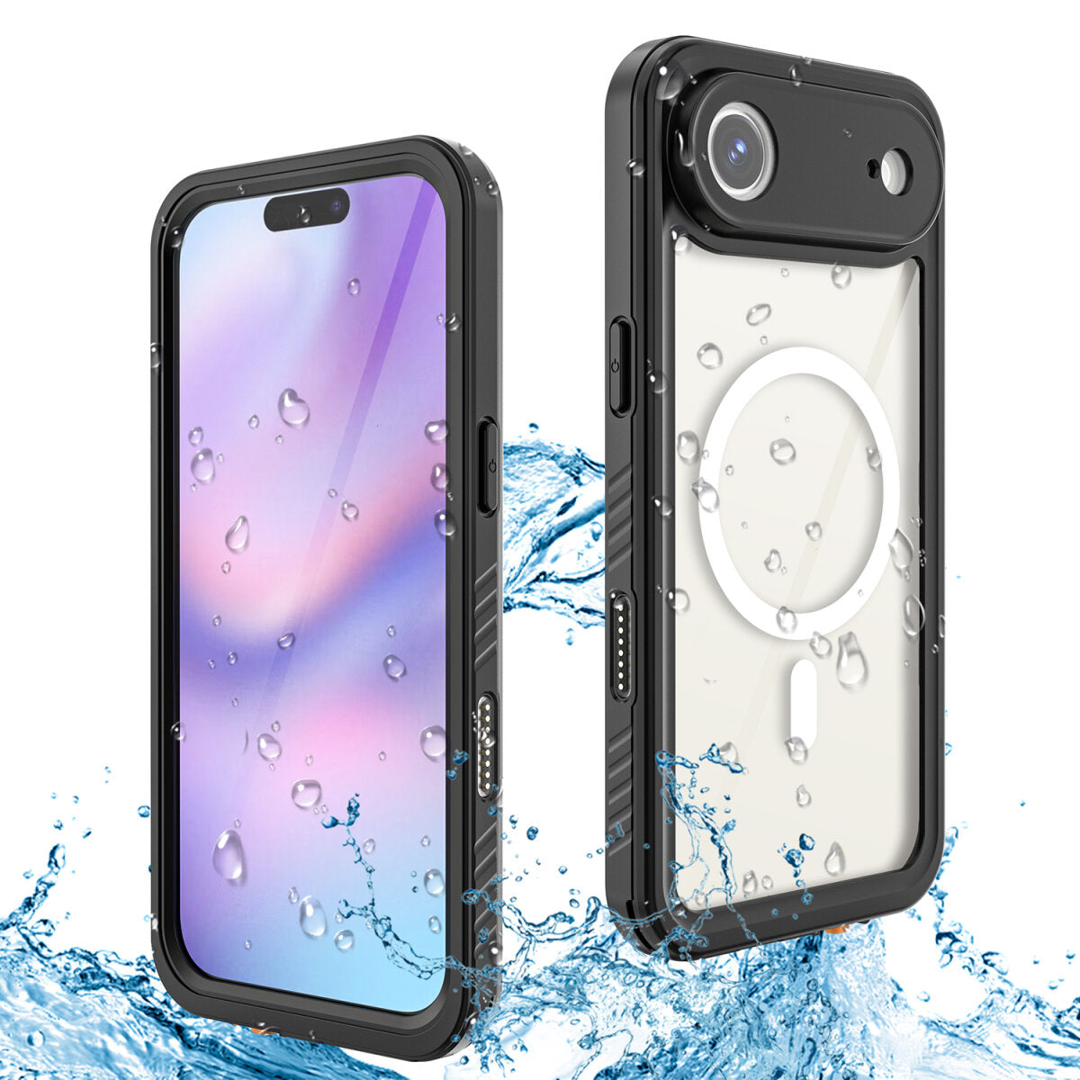 4smarts Backcover – für Apple iPhone 17 Air – schwarz – PC – MagSafe kompatibel, wasserdicht
