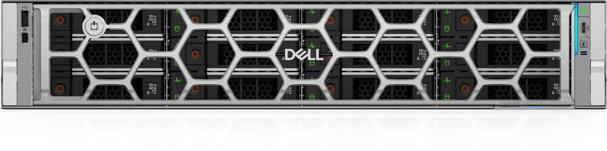 Dell PowerEdge R570 Rack (2U) – Intel Xeon 6507P, 32 GB RAM, 960 GB SSD