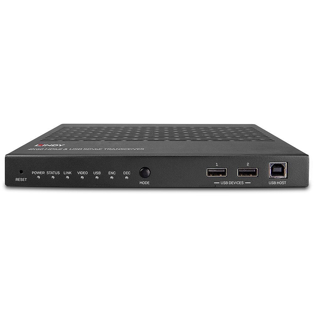 Lindy SDVoE IP-Transceiver, HDMI, USB, 4K @ 60 Hz