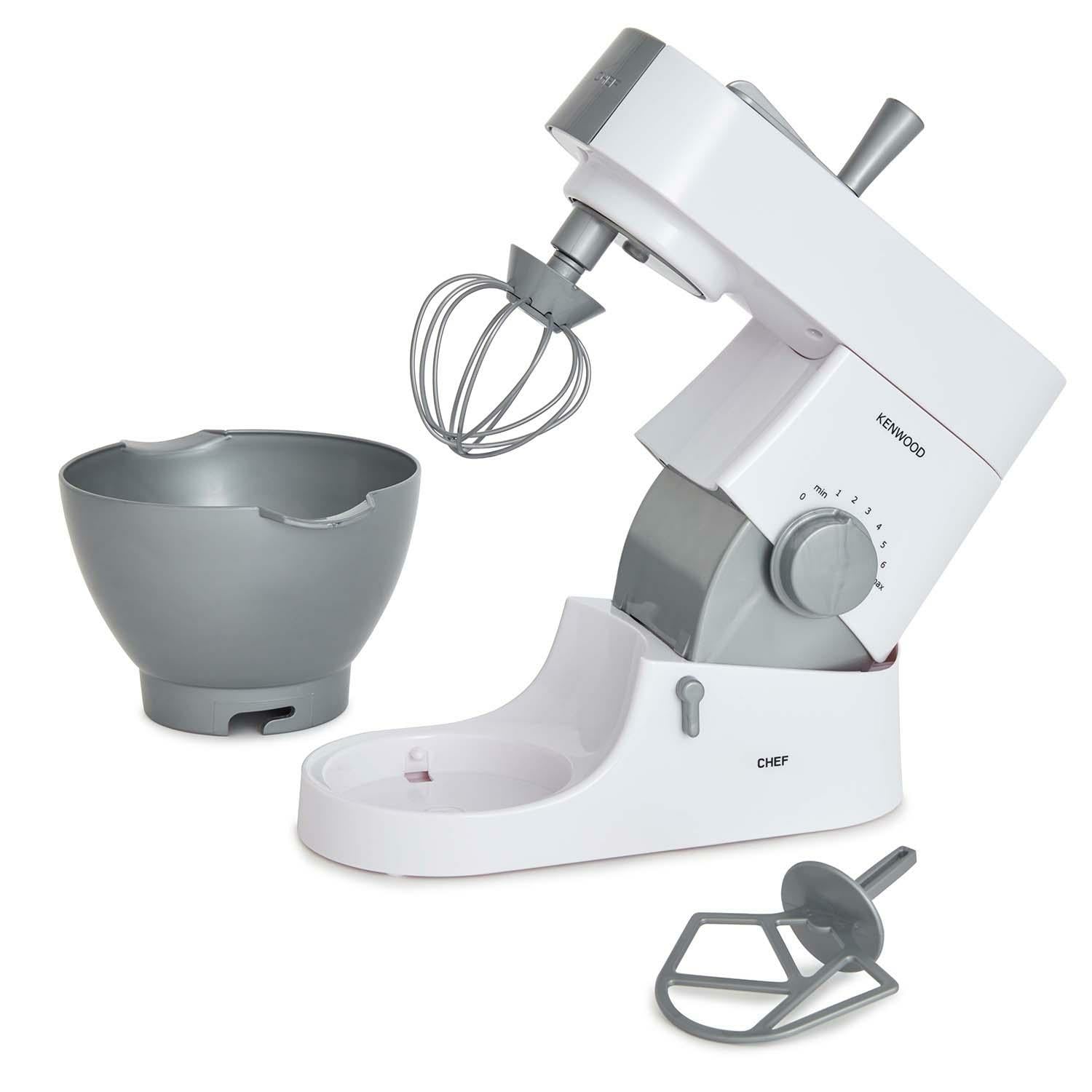 Casdon Spielzeug-Mixer – 2 Batterien (AA) – 15,5 × 19,5 × 26,0 cm – ab 3 J. – Kunststoff, grau/weiss