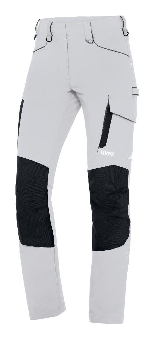 Uvex Cargohose suXXeed craft – Grösse 38 – Weiss, Elastan, 4-Wege-Stretch, CE