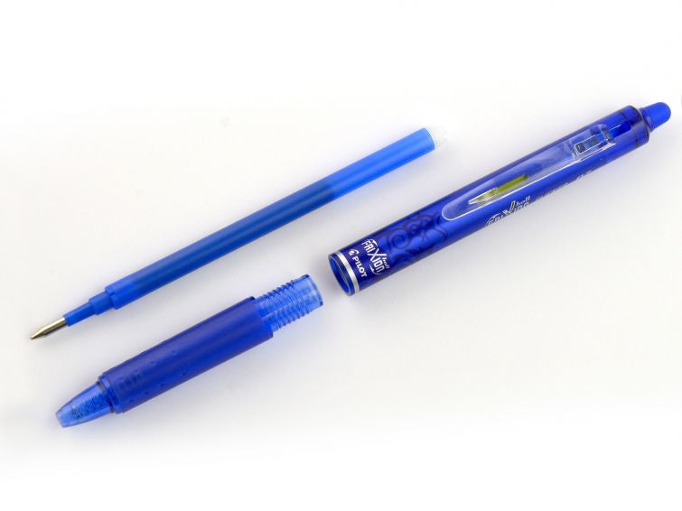 Pilot FriXion Ball Clicker – Tintenroller, 0,7 mm, sortiert, radierbar, Druckmechanik – 4 Stk.