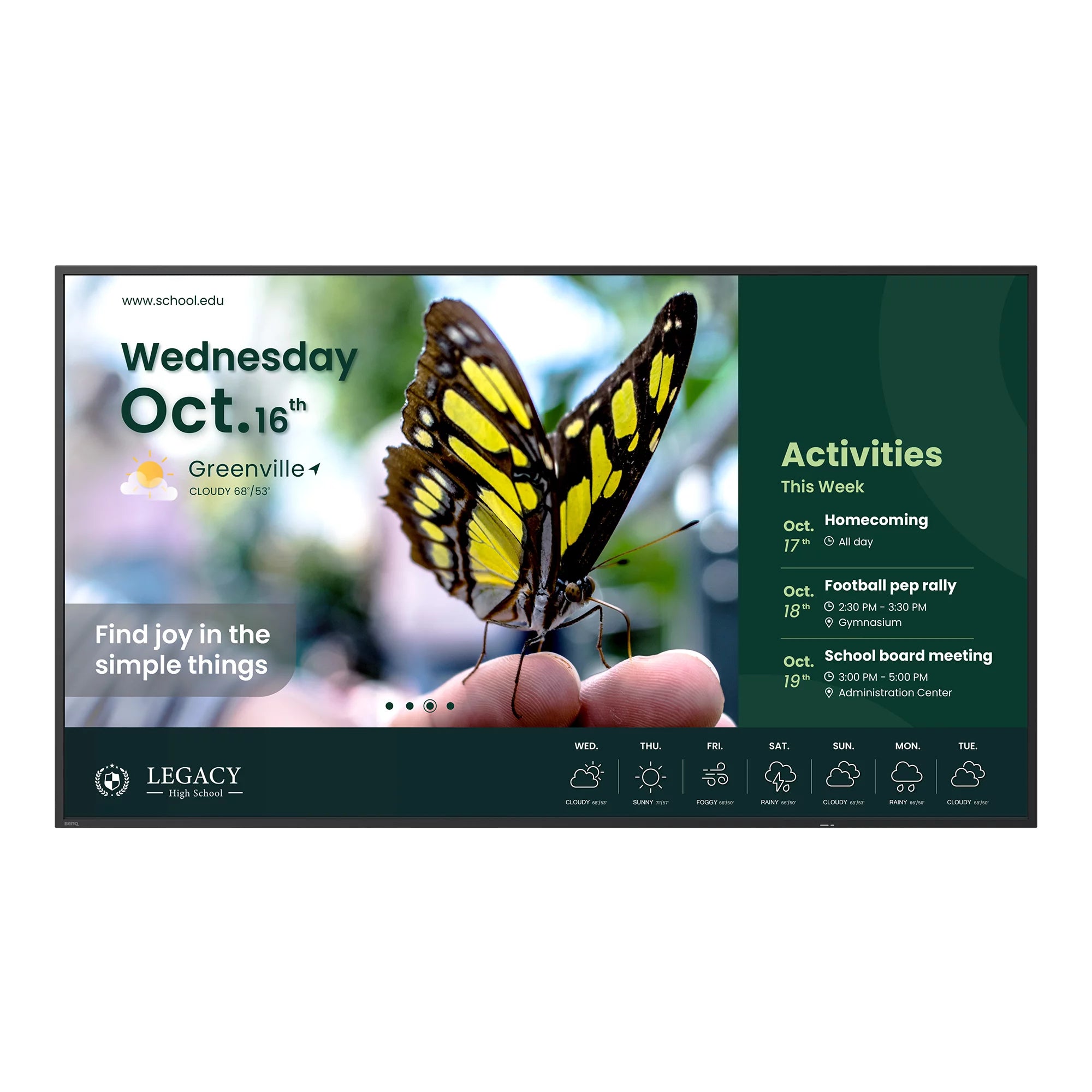 BenQ ST6504 – Signage-Display, 65", Ultra HD 4K, 350 cd/m²