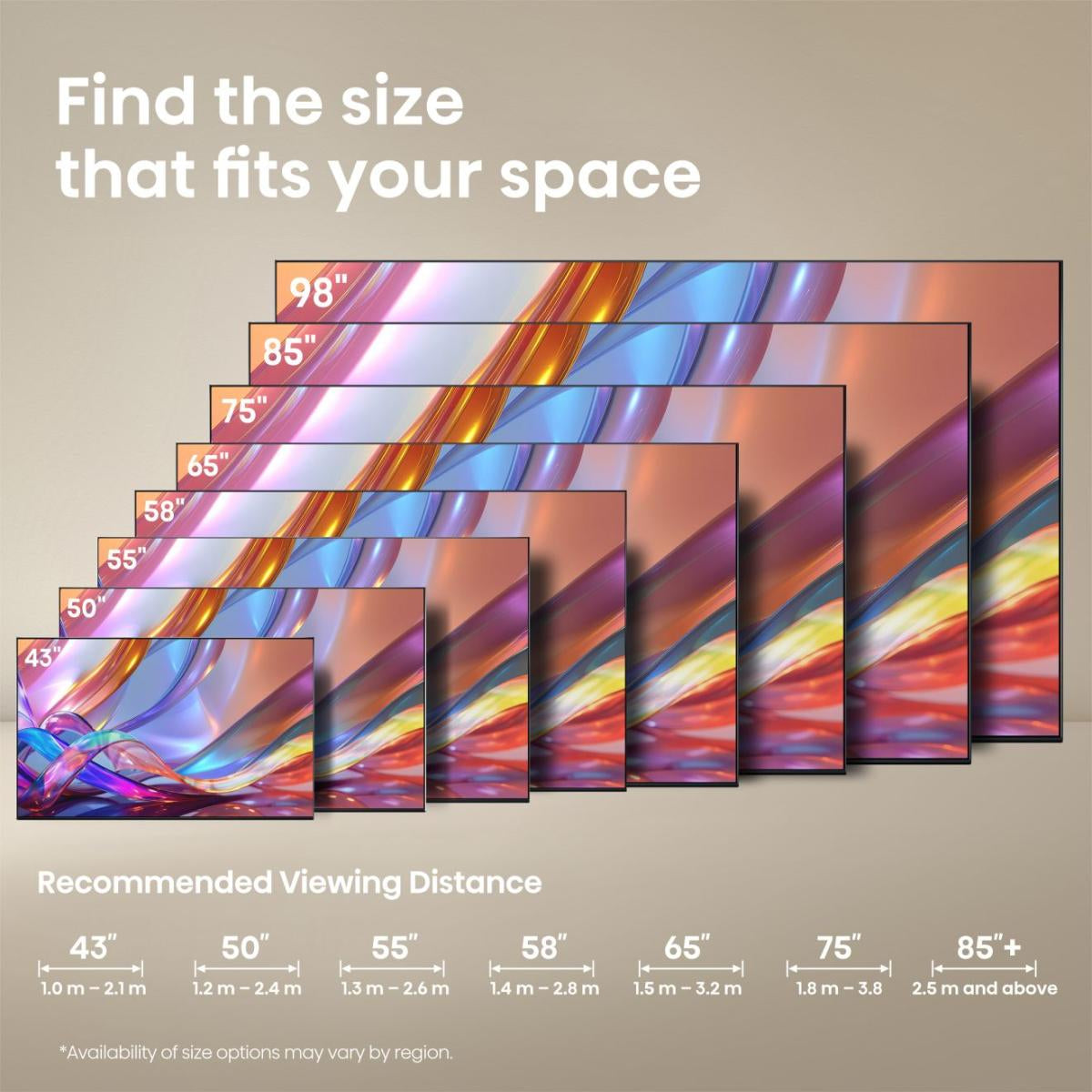 Hisense E7S 50E7S – 50" TV – 4K UHD – QLED – VIDAA U9.5 – 60 Hz – Dolby Vision