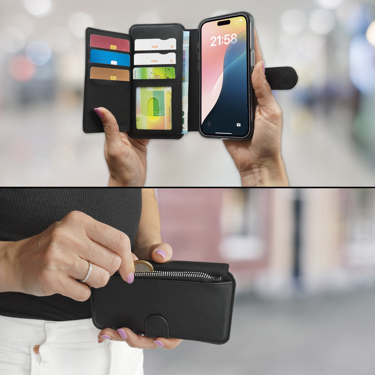 4smarts Halterung – für Apple iPhone 12, Apple iPhone 13, Apple iPhone 14 und andere, 180 × 95 × 20 mm, Kunststoff