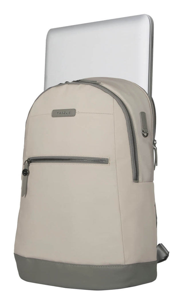 Targus Avila Notebook-Rucksack bis 16" – auf Trolley aufsteckbar, wasserfest – Eiche