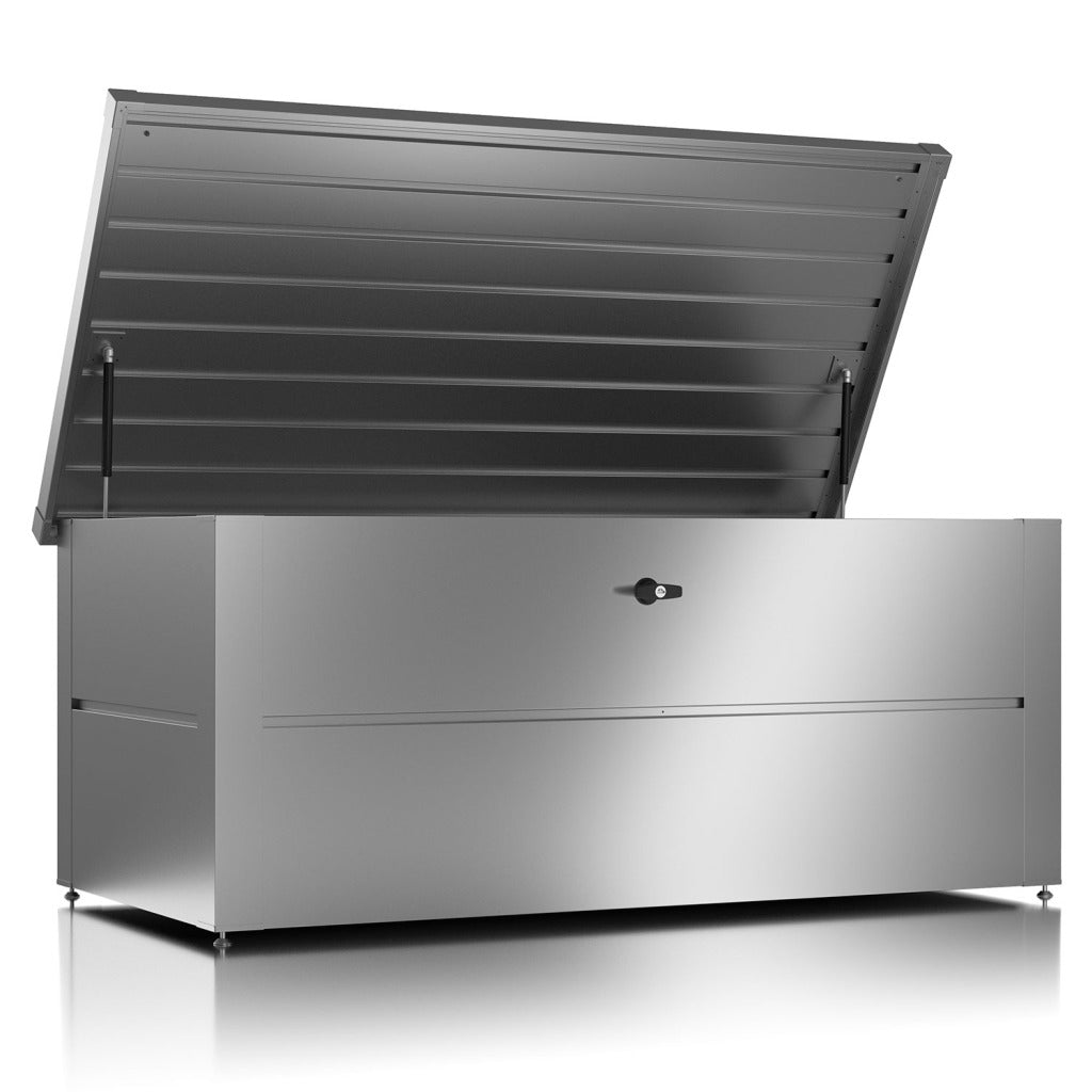 Colibri Gartenbox M – Stahl, Silber