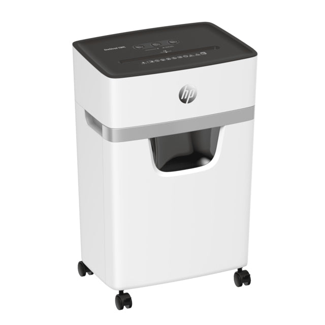 HP OneShred 10MC – Aktenvernichter, DIN P-5, Mikroschnitt 2 × 15 mm, 10 Blatt, 20 l