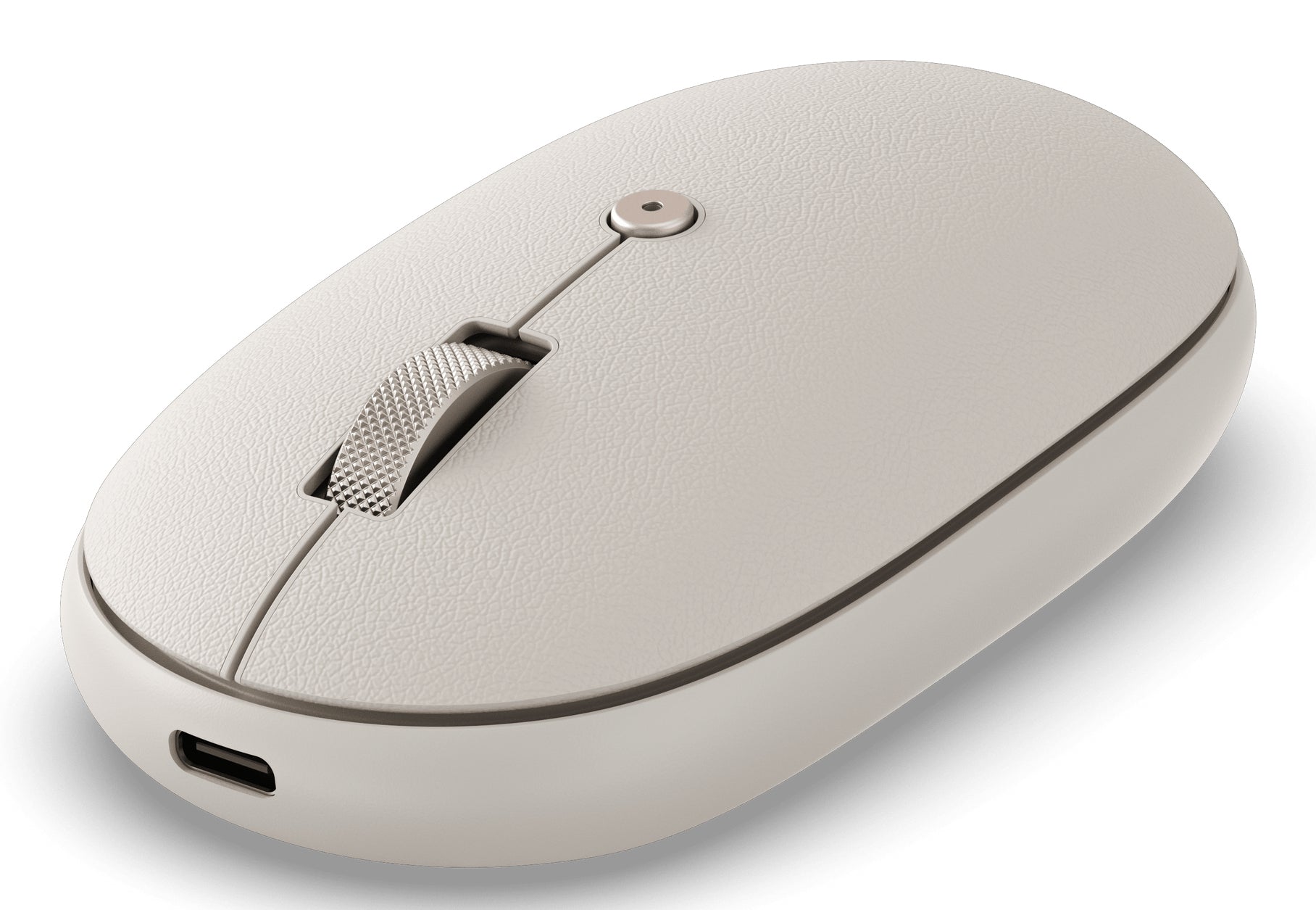 Satechi Onthego Mouse Travel – Maus – Kabellos (Bluetooth), 2400 DPI, beidhändig, Sand