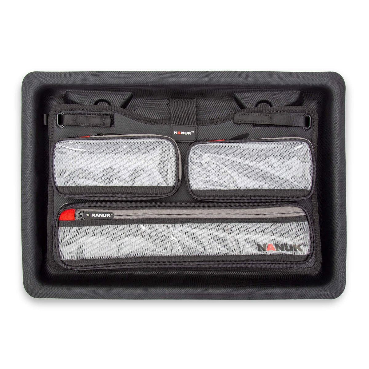 Nanuk Deckel-Organizer (Einsatz) – für NANUK 925 – 457 × 330 mm – schwarz – NK-925-LIDO
