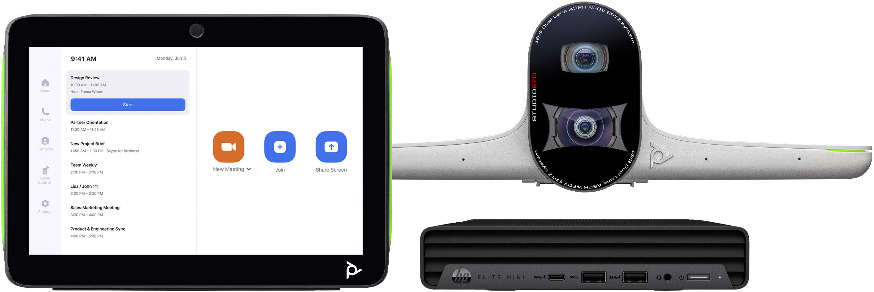 Poly SLRB ZR E70 SCMR+PC WTC10 (UUZ)
