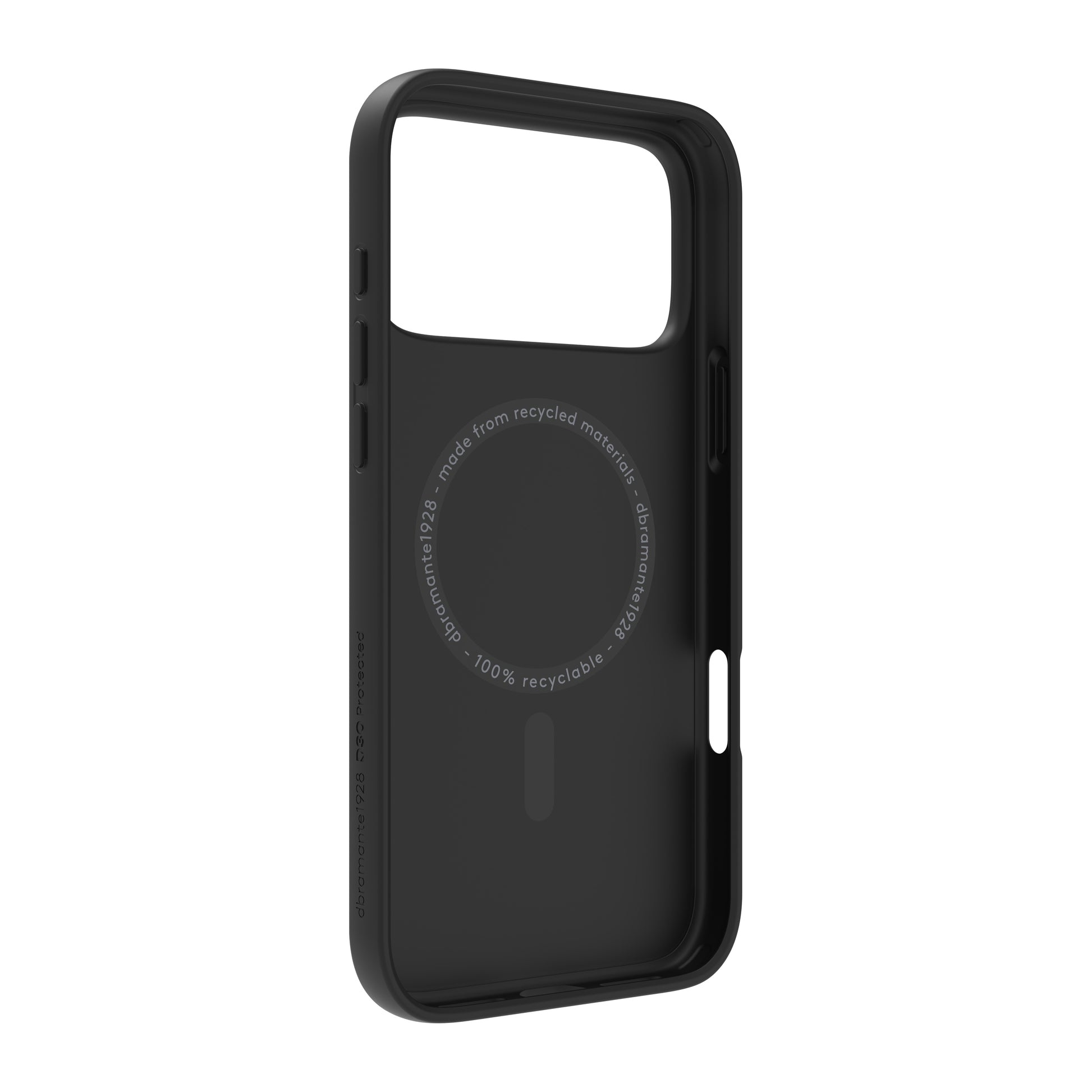 dbramante1928 Iceland Ultra D3O MS Backcover – für Apple iPhone 17 Pro Max, schwarz, bis 4 m sturzsicher
