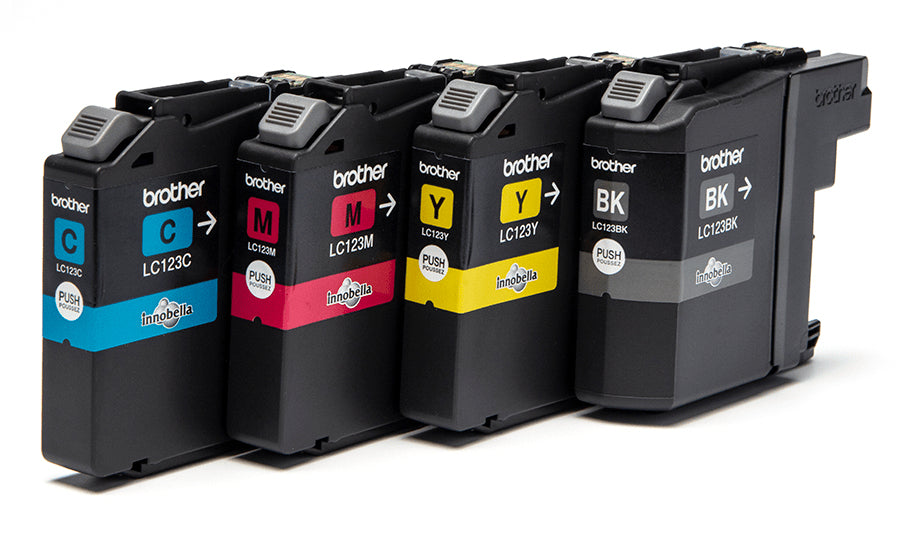 Brother Tintenpatronen-Multipack CMYK, 4er-Pack – für Inkjetdrucker und Multifunktionsgeräte