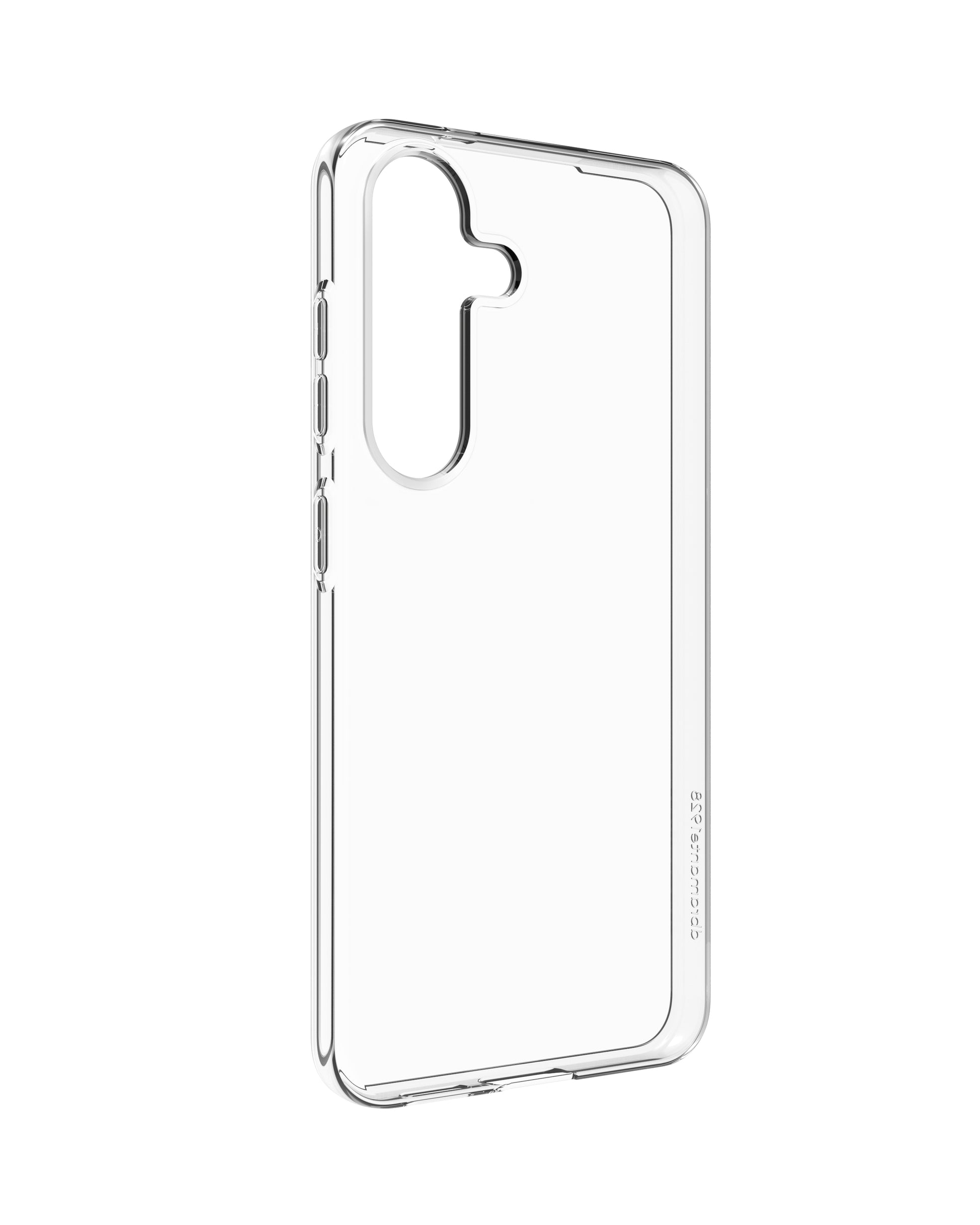 dbramante1928 Backcover – für Samsung Galaxy S25, Recycling-Kunststoff, transparent, bis 1,2 m sturzsicher