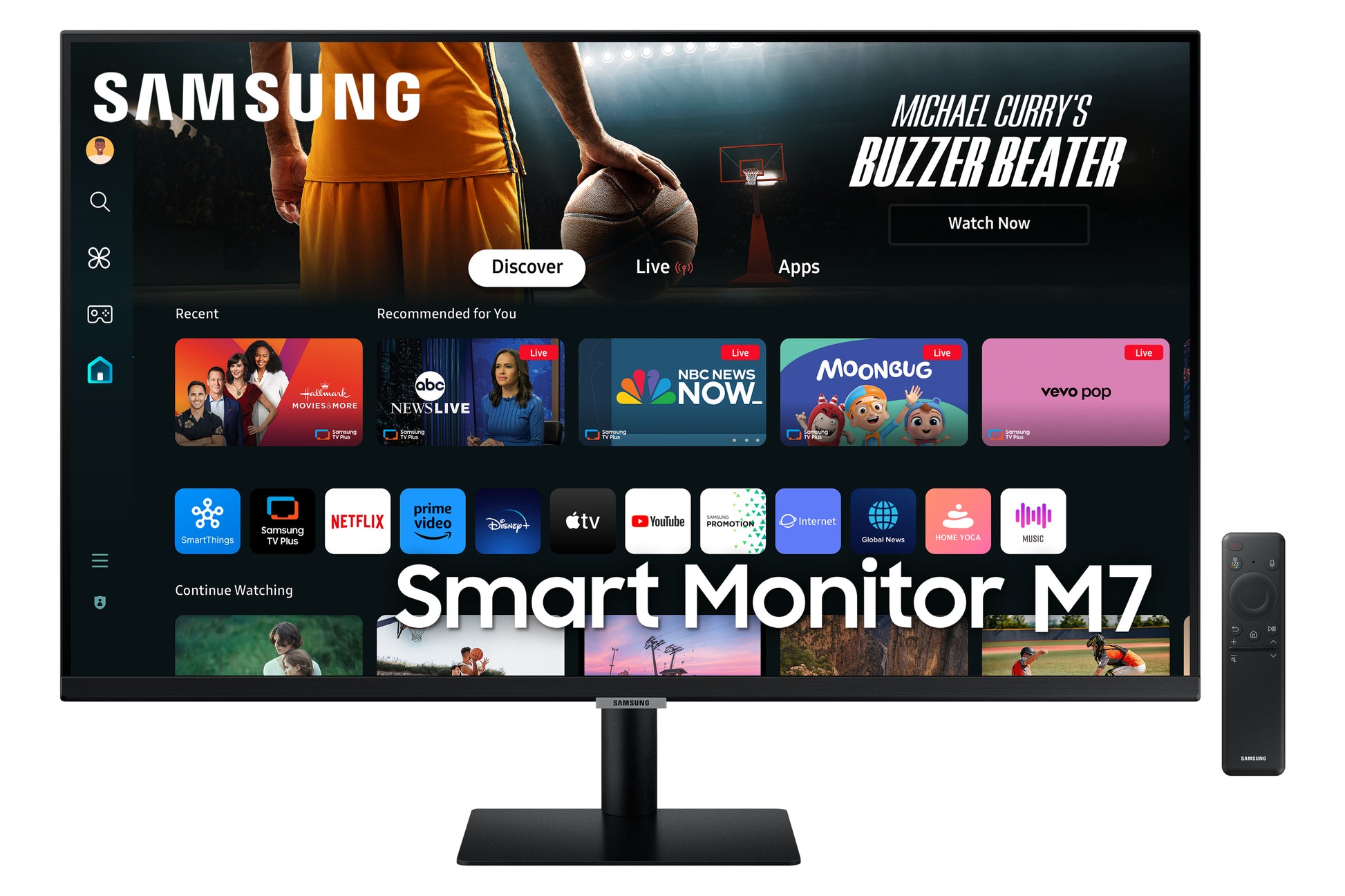 Samsung M70D – 32", 3840 × 2160 (4K), VA, USB-C 65 W, HDR10