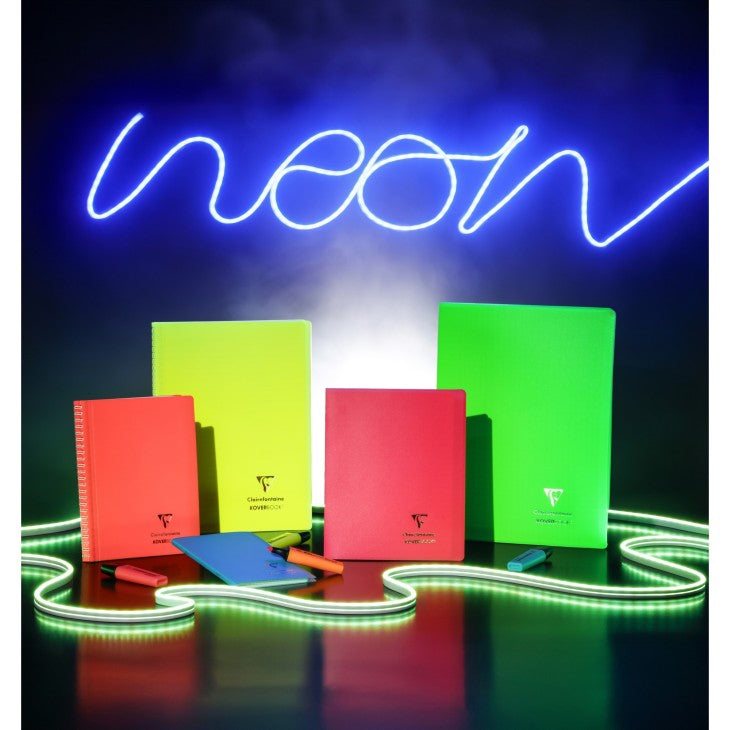 Clairefontaine Notizheft – 170 × 220 mm – Softcover, Polypropylen-Cover, Einstecktasche, mehrfarbig, PEFC