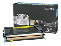 Lexmark Toner – Gelb, 10000 Seiten