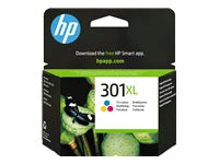HP 301XL Dreifarbig Tintenpatrone (Original) – 300 Seiten – für HP DeskJet 2540