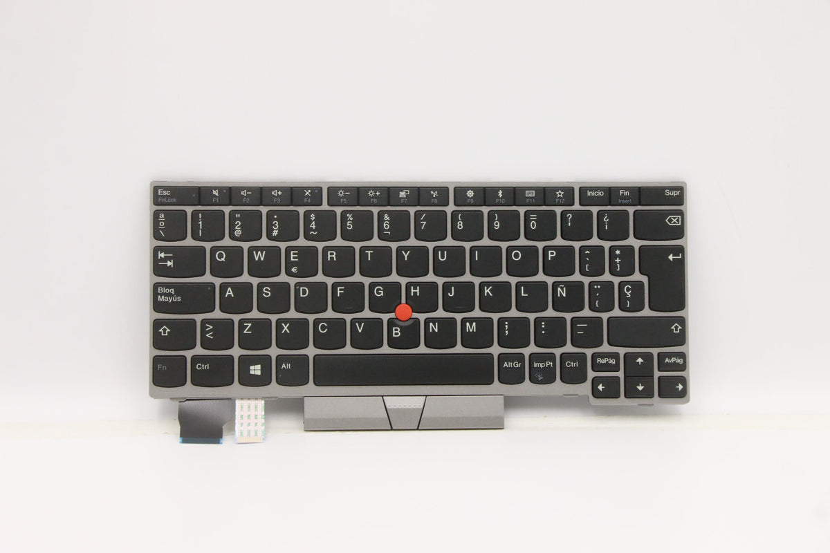 Lenovo Notebook-Ersatztastatur – QWERTY (ES) – Silber – für ThinkPad L13 Yoga (20R5, 20R6)