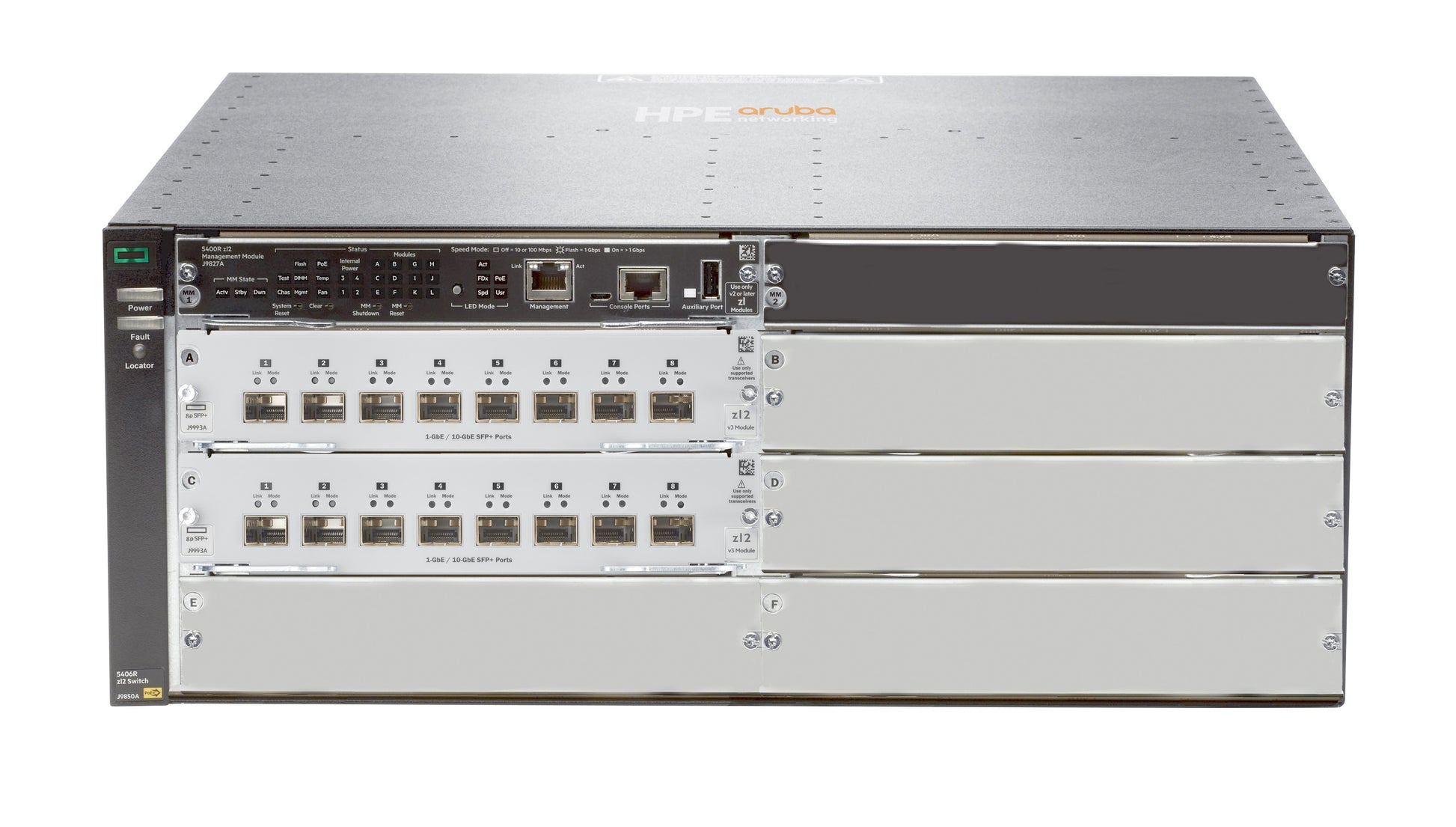 HPE 5406R JL095A v3 zl2 – Managed Switch – 16×SFP+