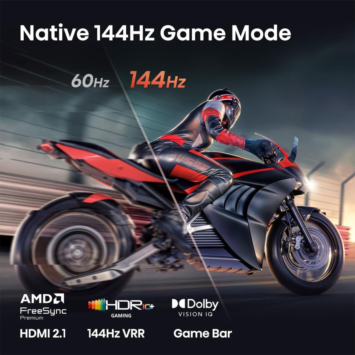 Hisense U7DSE – 85" TV – 4K UHD – Mini-LED – VIDAA – 144 Hz – Dolby Vision