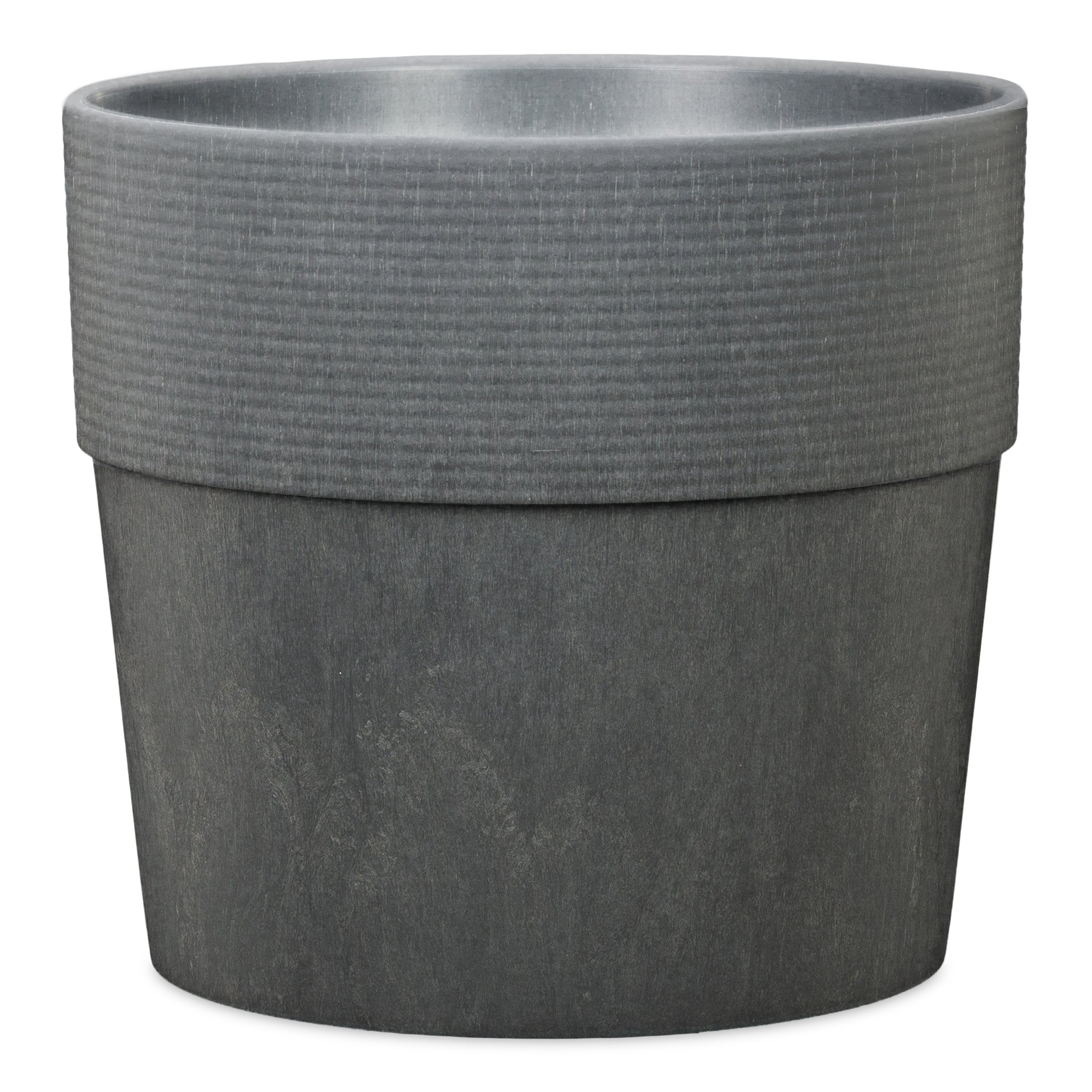 Scheurich Topfpflanzer – 11 l, 28,5 × 26,2 × 30 cm – Kunststoff, grau