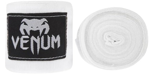 Venum Elastische Boxbandagen – 4 m – Weiss, Baumwolle