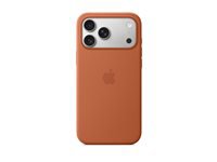 Apple Backcover – für Apple iPhone 17 Pro Max, MagSafe, Silikon+Mikrofaser, Terrakotta