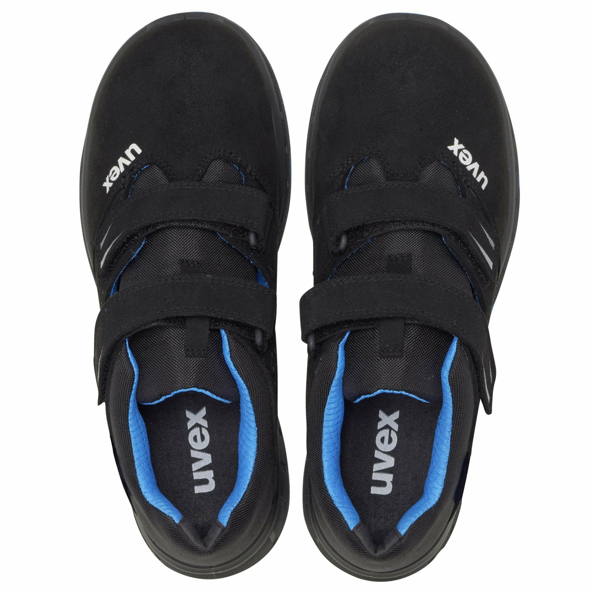 Uvex 2 Trend Sicherheitsschuh S1P – Schwarz/Blau – Grösse 41, Weite 11