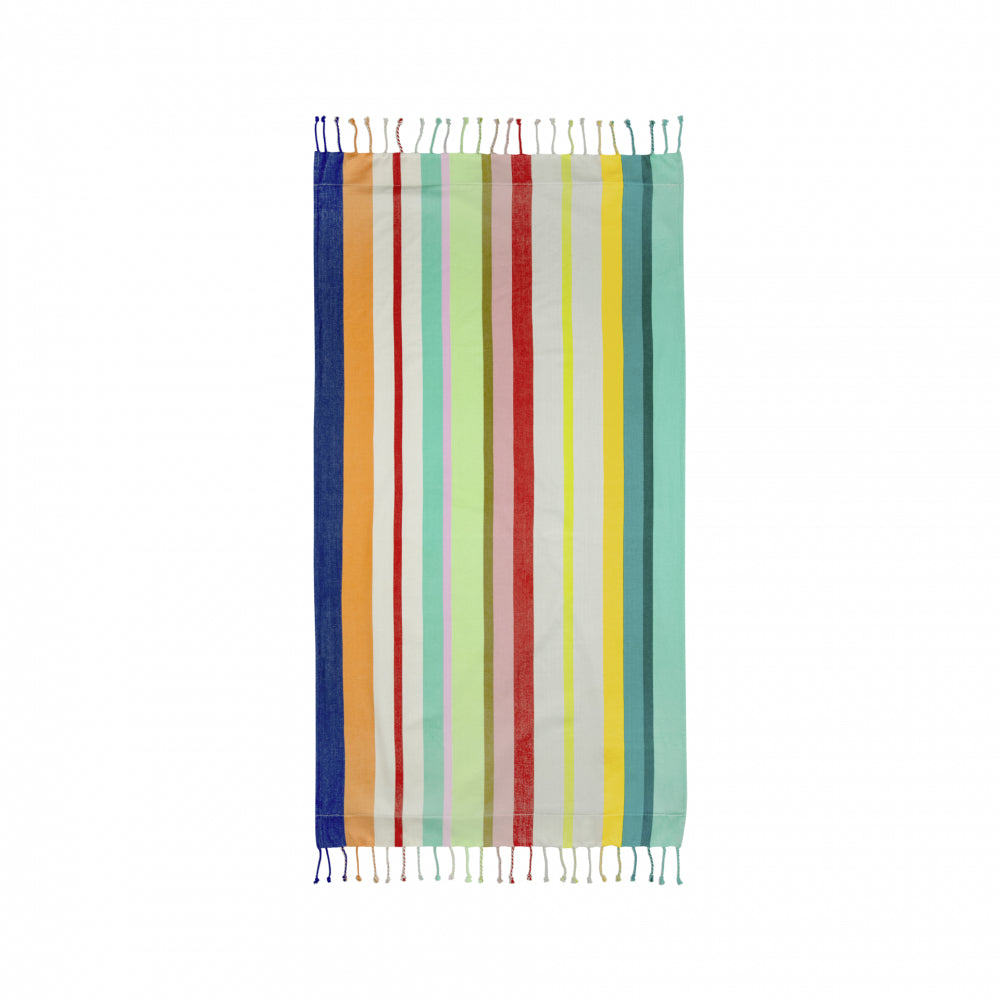 REMEMBER Strandtuch Tahiti – 90 × 170 cm, Mehrfarbig, 100% Baumwolle