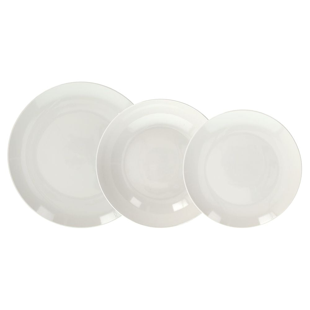 Tognana Porcellane Tognana Speise-Service Modus – Set 18-teilig, Ø 27/20/19 cm, Porzellan, spülmaschinenfest, mikrowellengeeignet