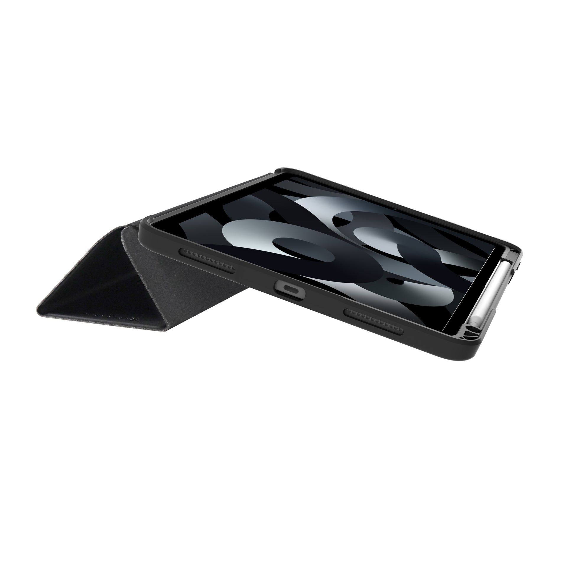 dbramante1928 London Pro Tablet-Hülle für iPad Air 10,9" (6. Gen.) – Schwarz
