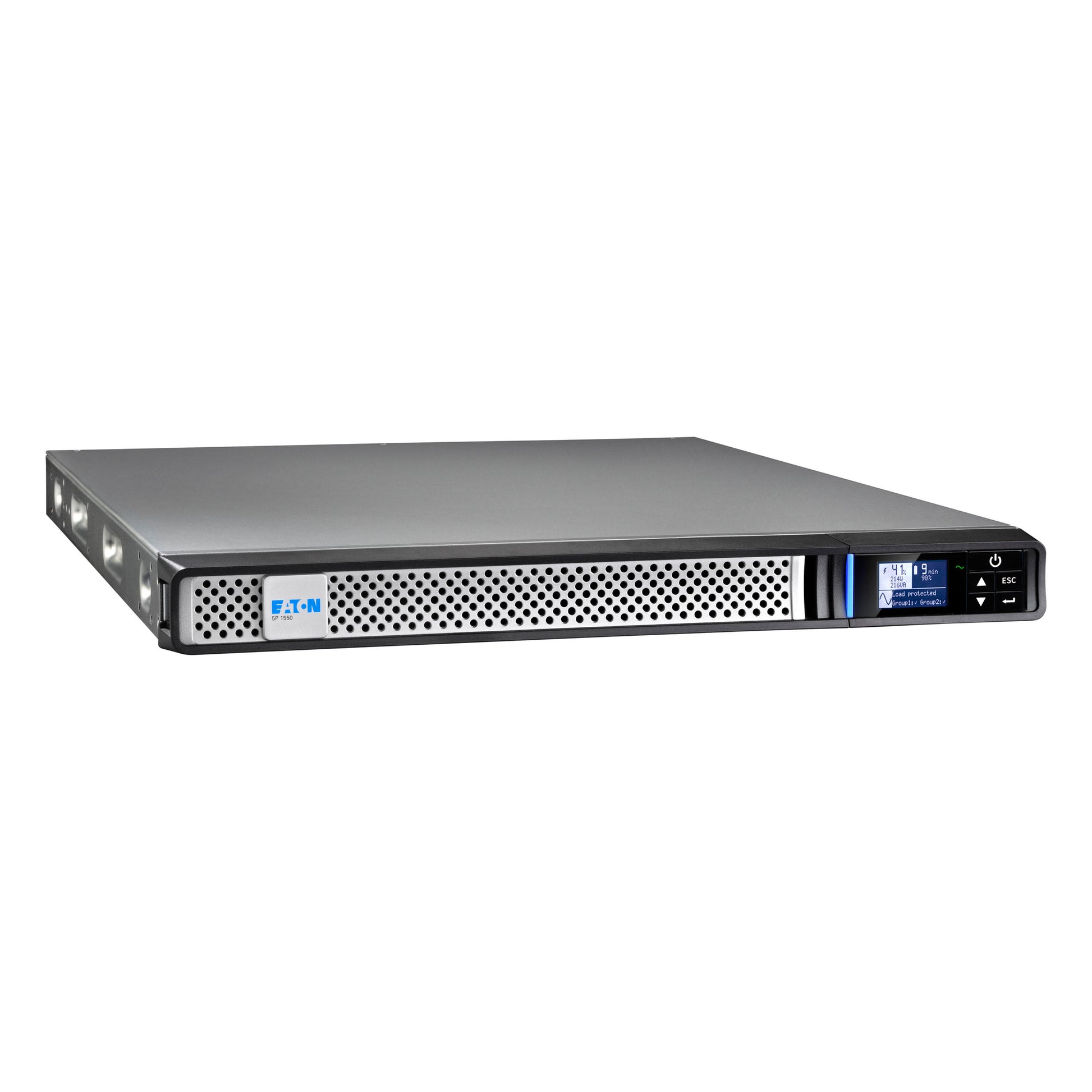 Eaton 5P 1550i Rack 1U G2 – USV Line-Interaktiv, 1,6 kVA/1350 W, Rack 1U, 6× IEC (C13/C19), VRLA