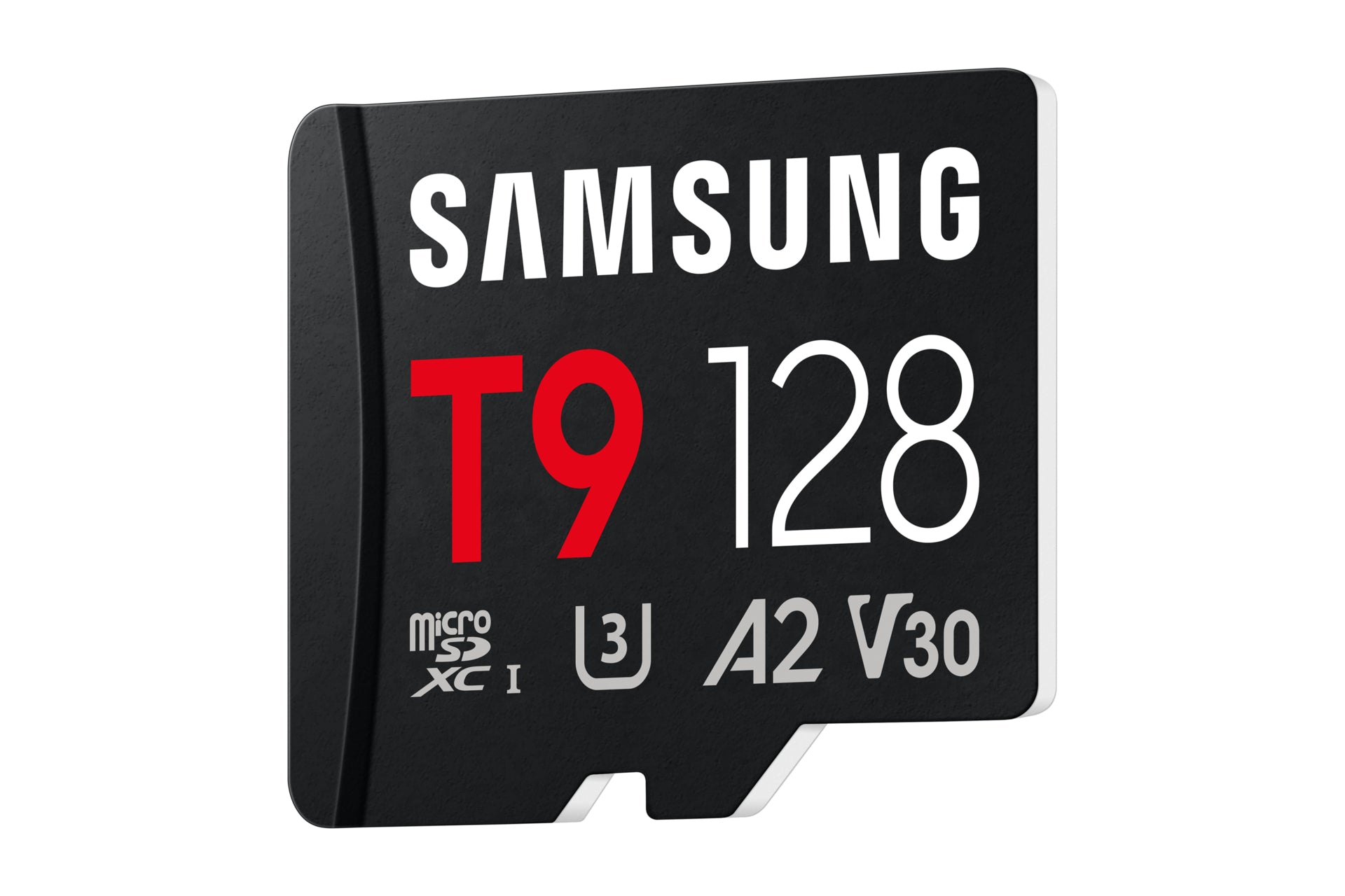 Samsung T9 microSDXC 128 GB – UHS-I, U3, V30, A2, 200/130 MB/s, inkl. USB-Kartenleser