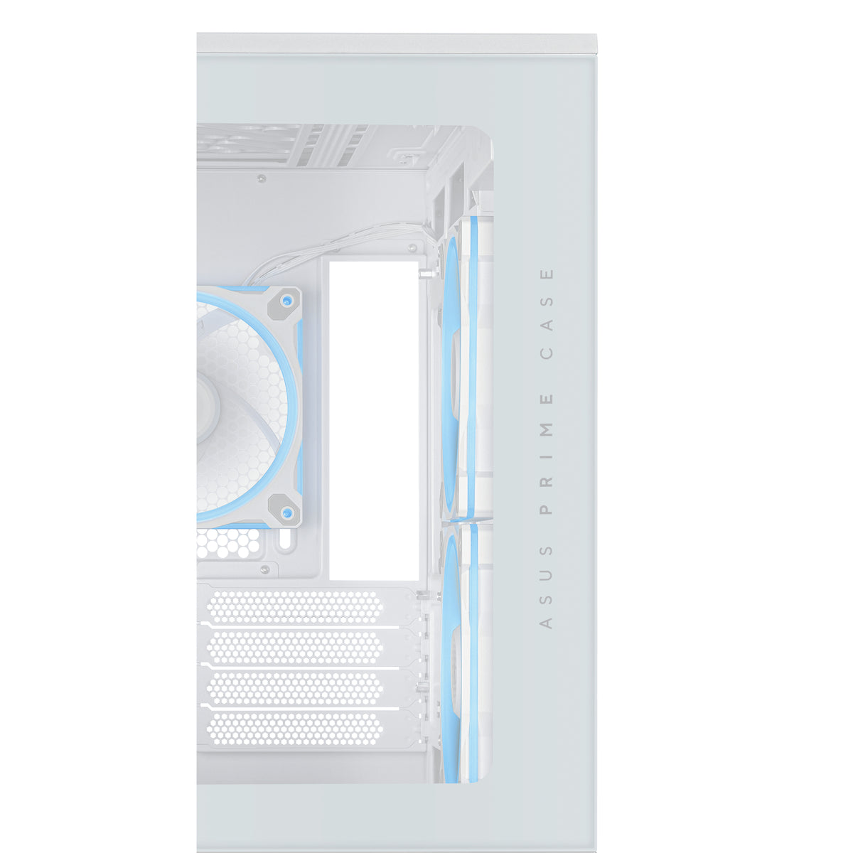 ASUS AP202 PRIME TG – PC-Gehäuse – Mid-Tower, für Micro-ATX, Mini-ITX, 6 Lüfterplätze, Schwarz, Hartglas