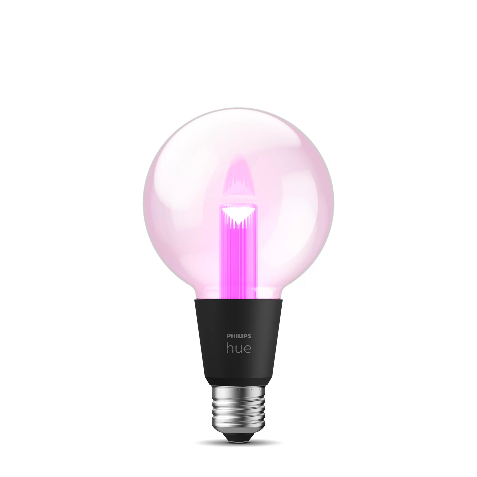 Philips by Signify Philips Hue Smart-Leuchtmittel E27 G95 – 500 lm, 2000–6500 K/mehrfarbig, App, dimmbar