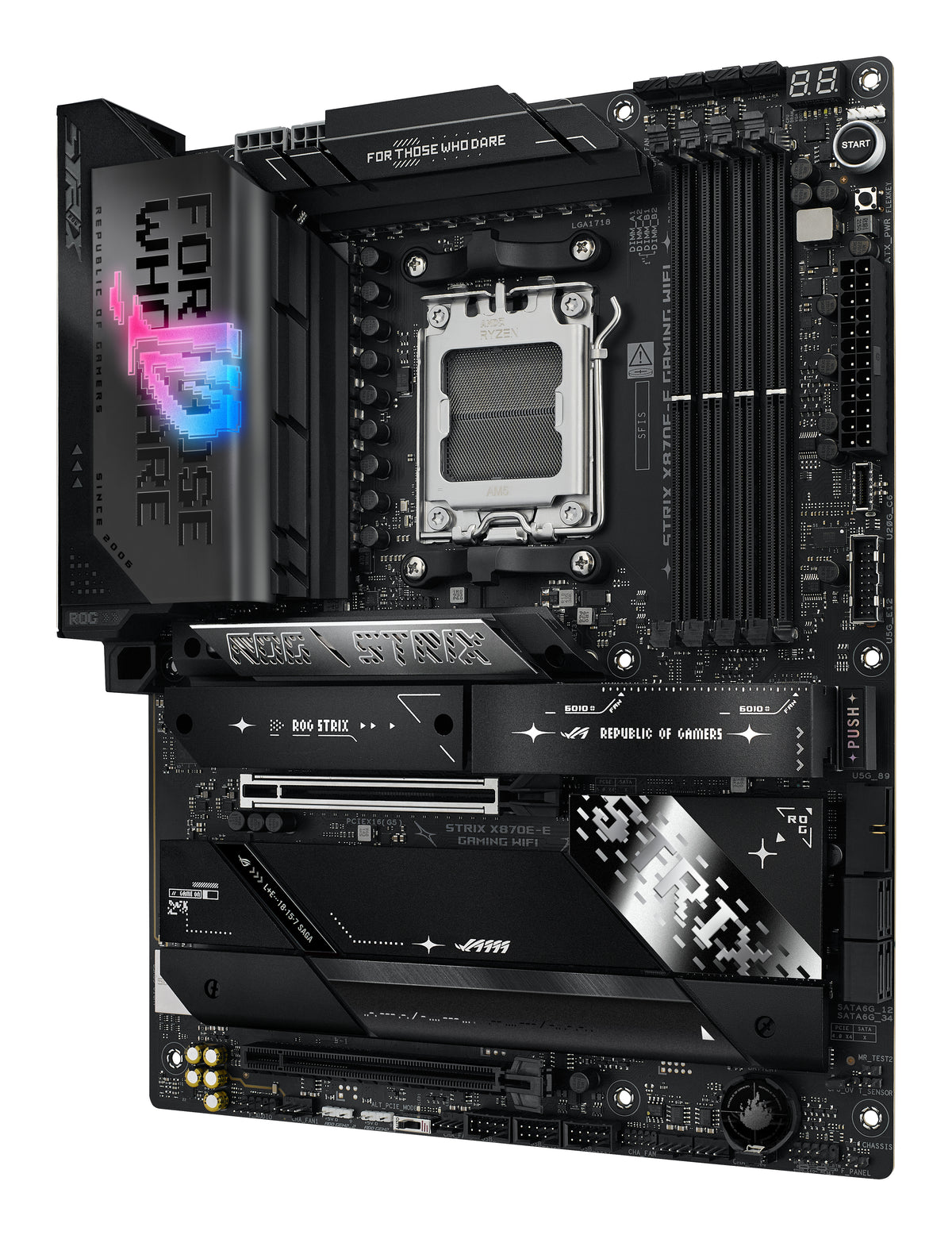 ASUS ROG STRIX X870E-E GAMING WIFI – Mainboard – AM5, AMD X870E, ATX, DDR5